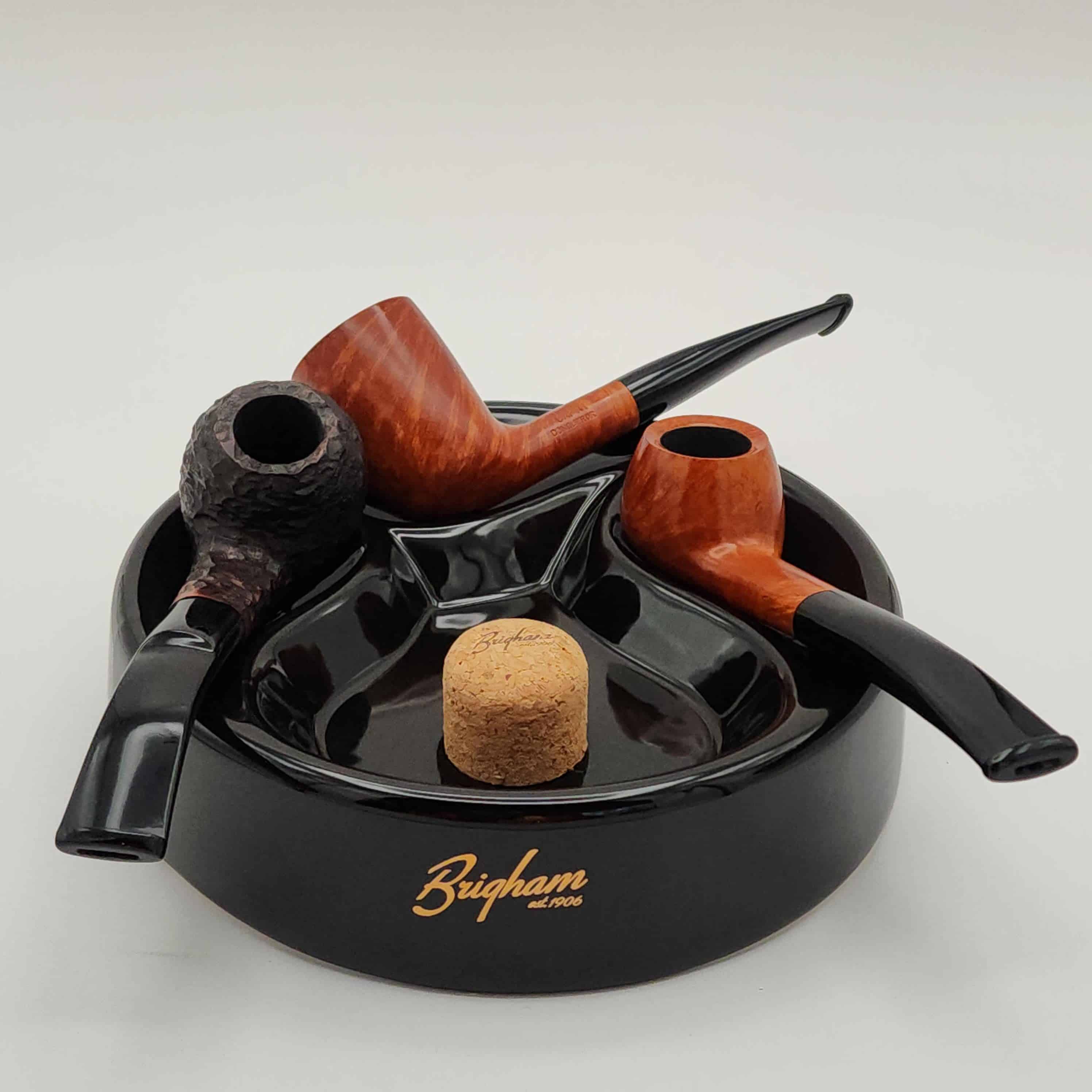 Brigham 3 Pipe Ashtray With Knocker 2